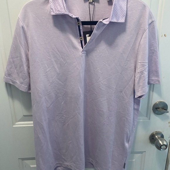 Ted Baker woven collar Polo - Picture 3 of 12